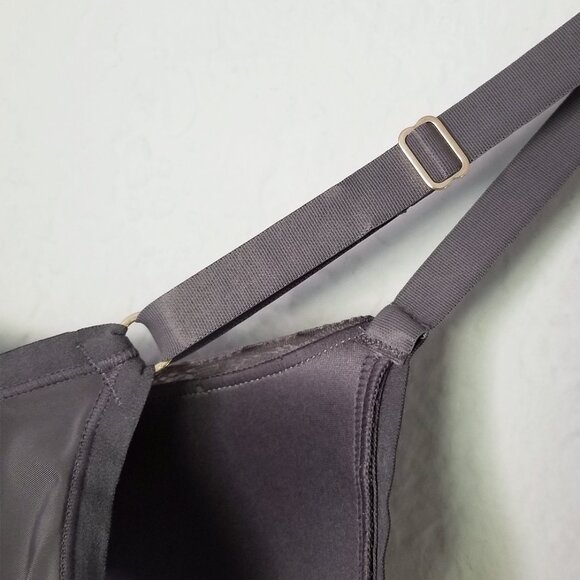 NEW Natori Refined Contour Underwire Bra 36DD Gunmetal Grey Gray $70 Supportive - Picture 14 of 16